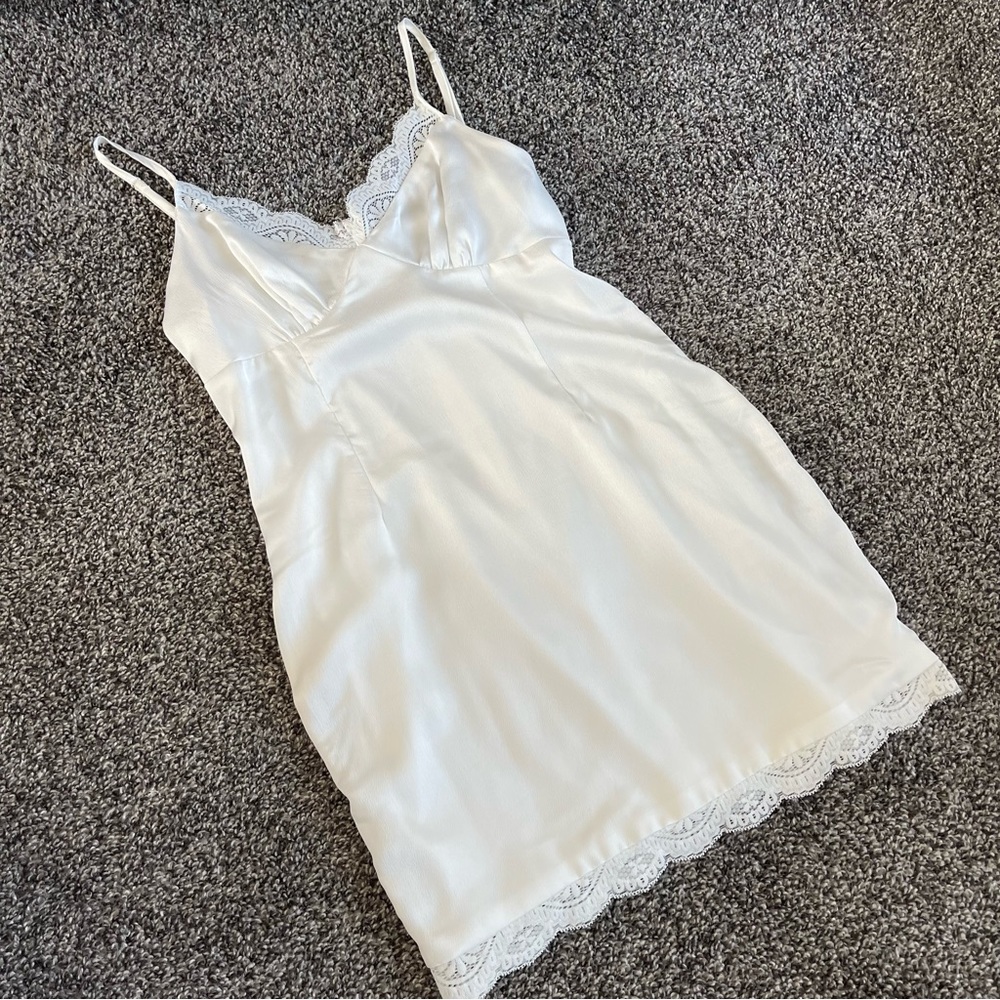 Silky mini dress